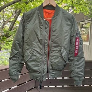 Alpha Industries Slim Fit Alpha MA-1 Flight Jacket